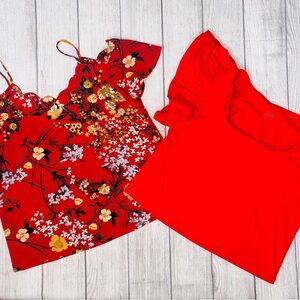 Red Crop Top Bundle